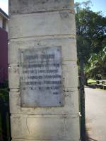 Bangalow - Gardens Entrance Pillar (26 Jun 2008)
